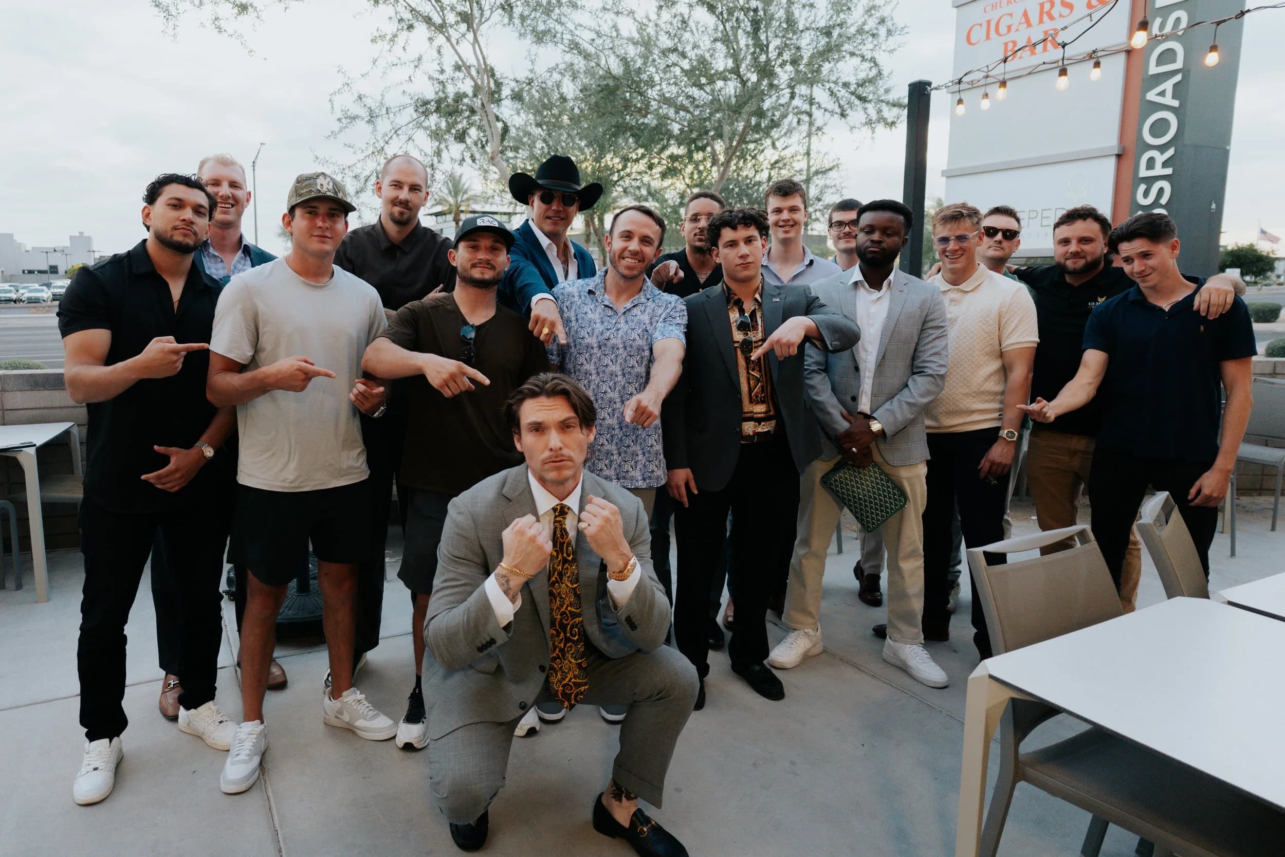 Members of The Conduit at a private event